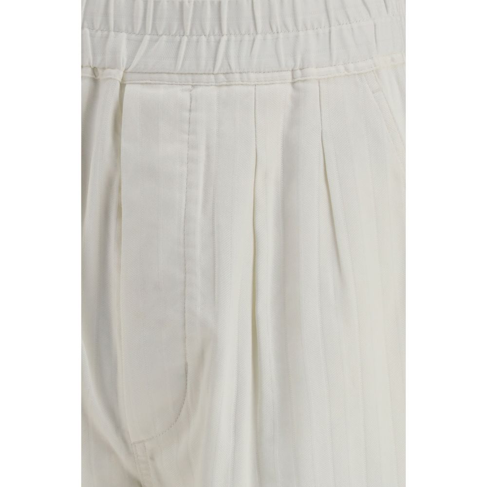 Tom Ford Weiße Baumwoll-Freizeithose-3