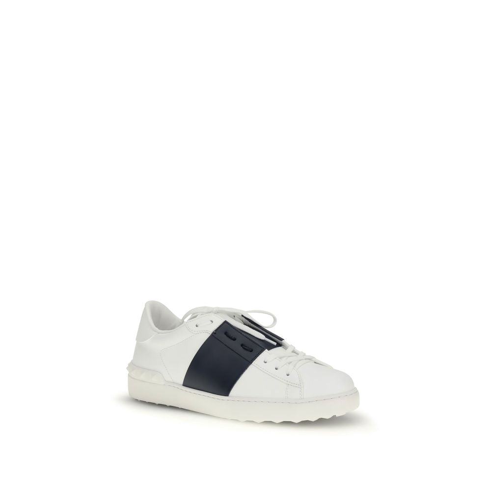 Valentino Garavani Sneakers aus blauem Kalbsleder Bos Taurus, Low-Top-2