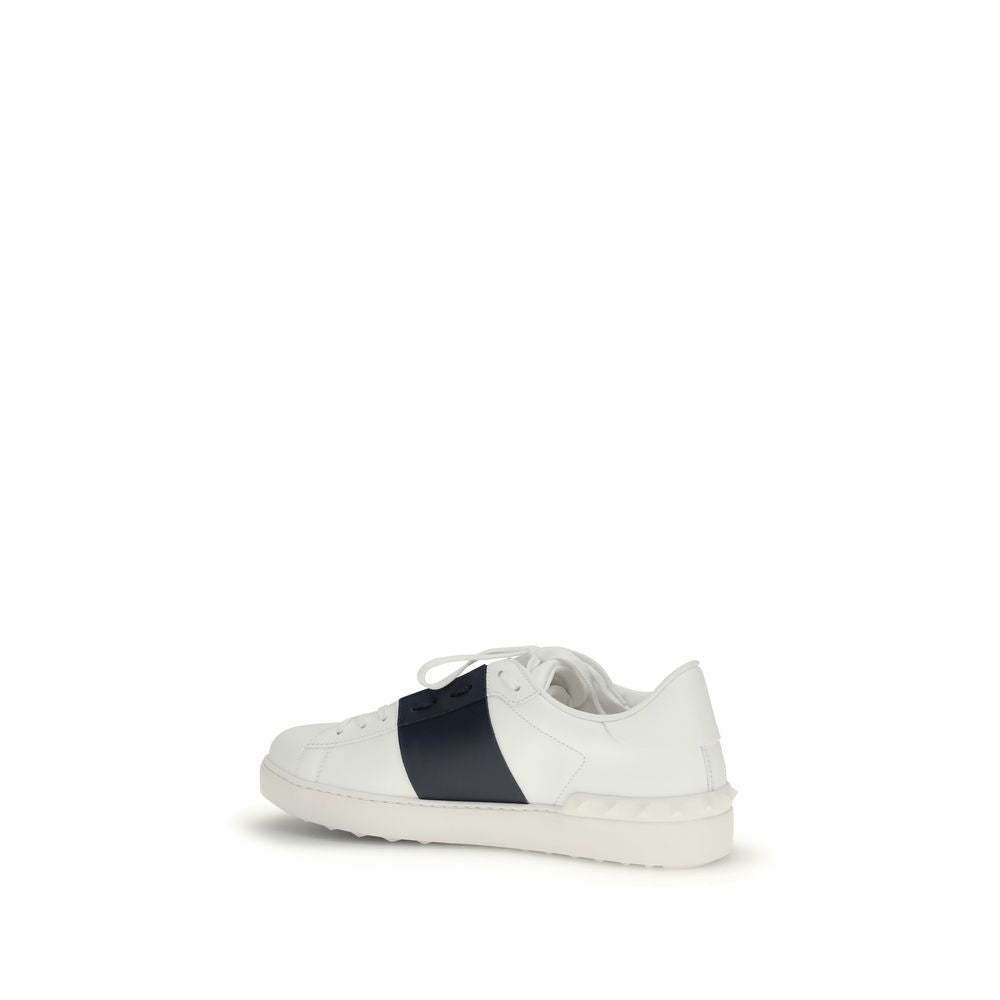 Valentino Garavani Sneakers aus blauem Kalbsleder Bos Taurus, Low-Top-3