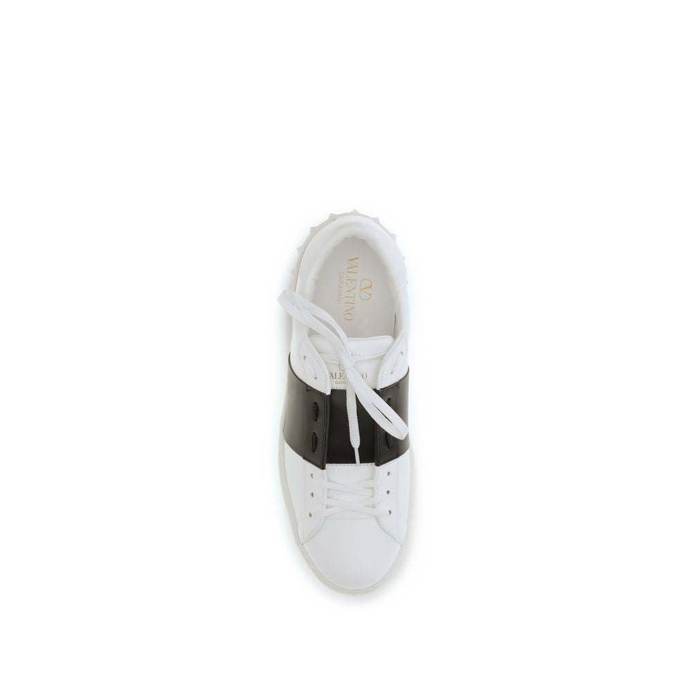 Valentino Garavani Sneakers aus blauem Kalbsleder Bos Taurus, Low-Top-4