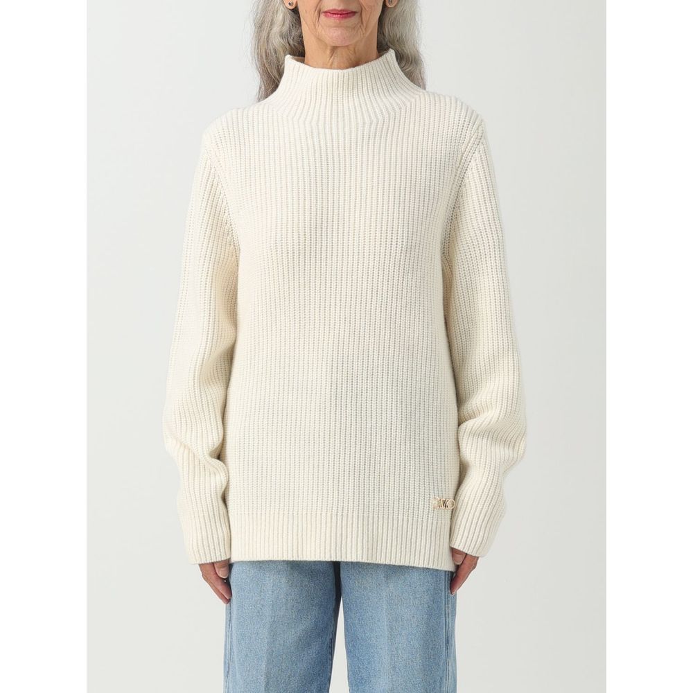 Michael Kors Zweifarbiger Pullover aus Merinowolle-1