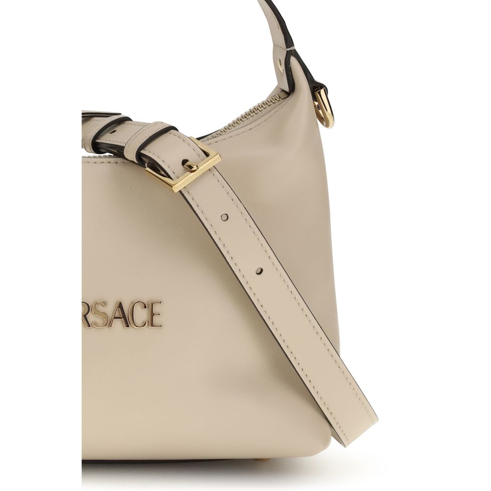 Versace Beige Calf Leather Bos Taurus Handbag-4