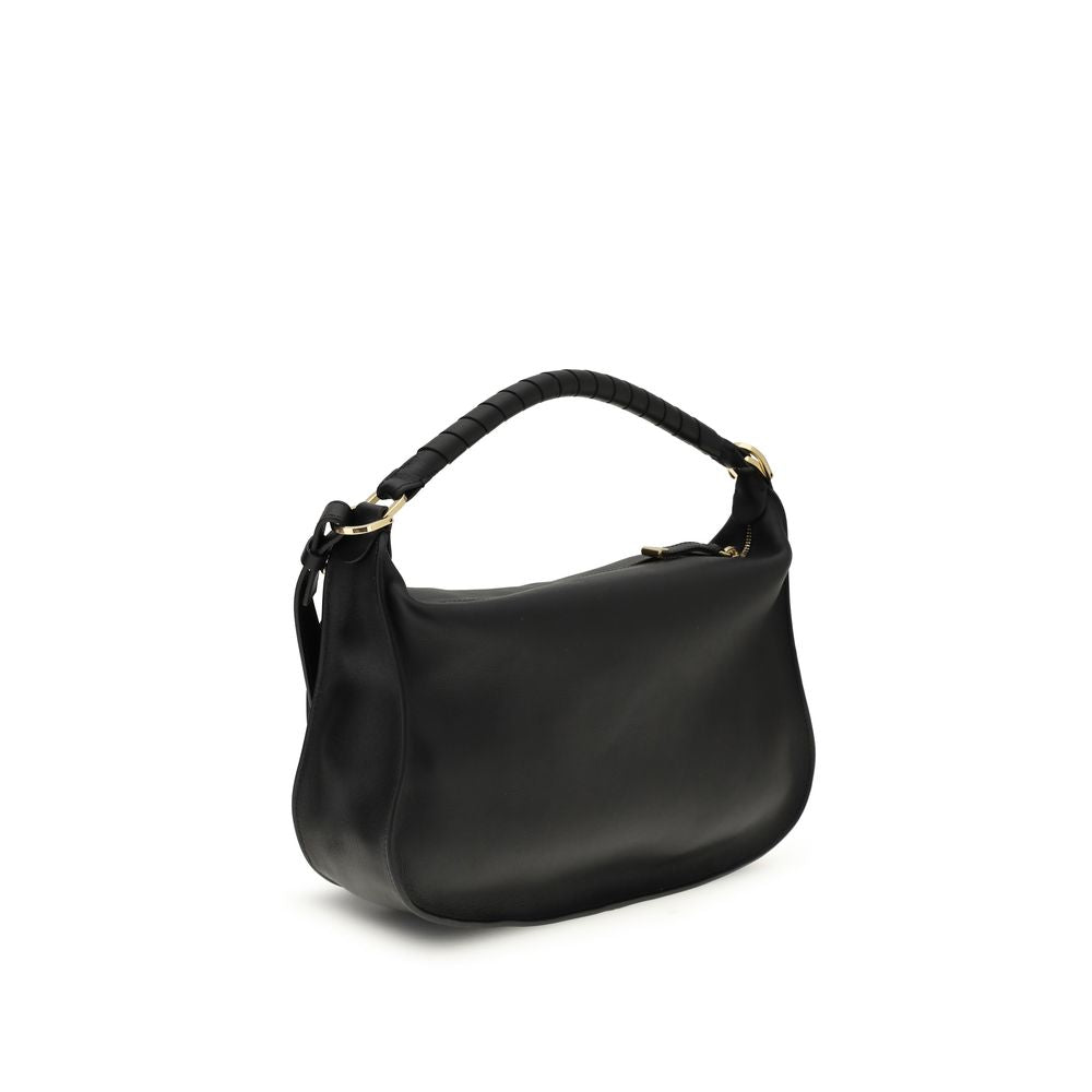Chloé Black Calfskin Bos Taurus Shoulder Bag-3
