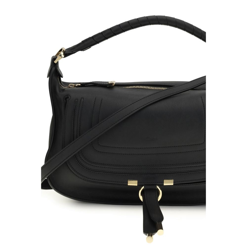 Chloé Black Calfskin Bos Taurus Shoulder Bag-4