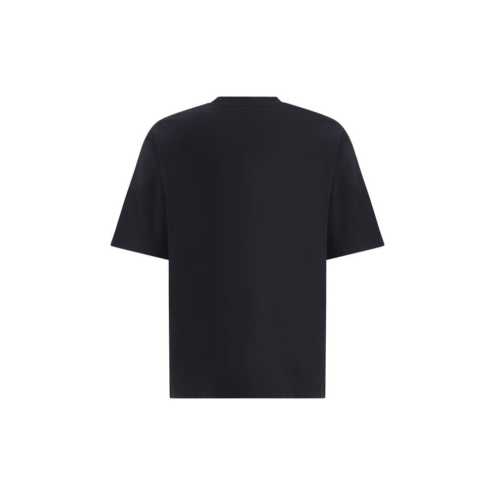 Dsquared² Schwarzes Baumwoll-T-Shirt-2