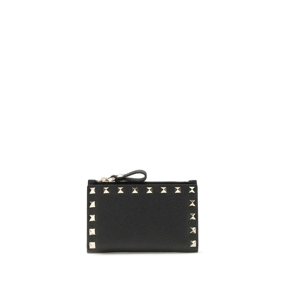 Valentino Garavani Black Calfskin Bos Taurus Wallet-1