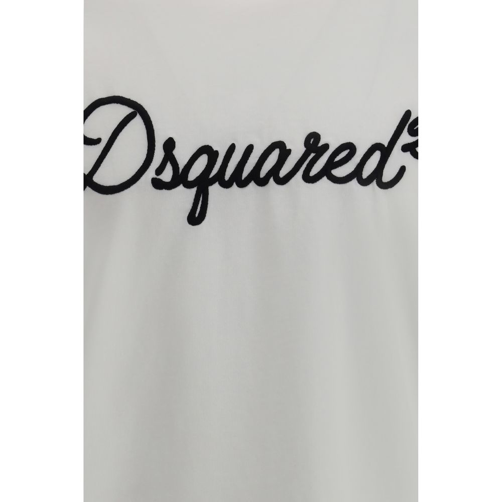 Dsquared² White Cotton T-Shirt-3