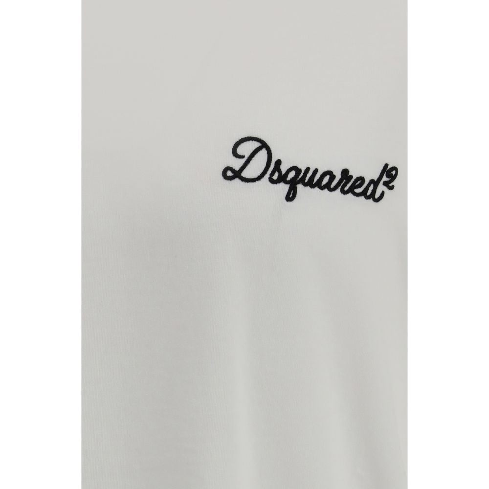 Dsquared² White Cotton T-Shirt-3