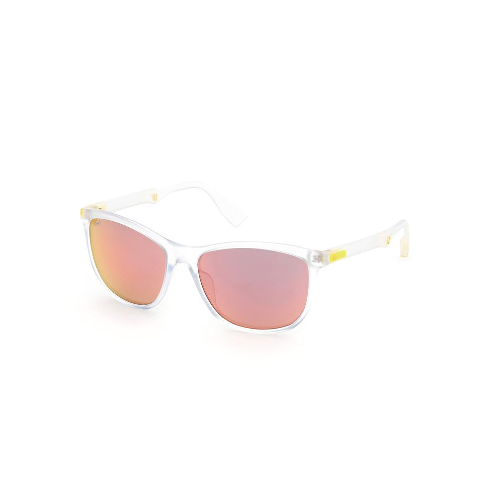 WEB EYEWEAR Sonnenbrille aus transparentem Acetat