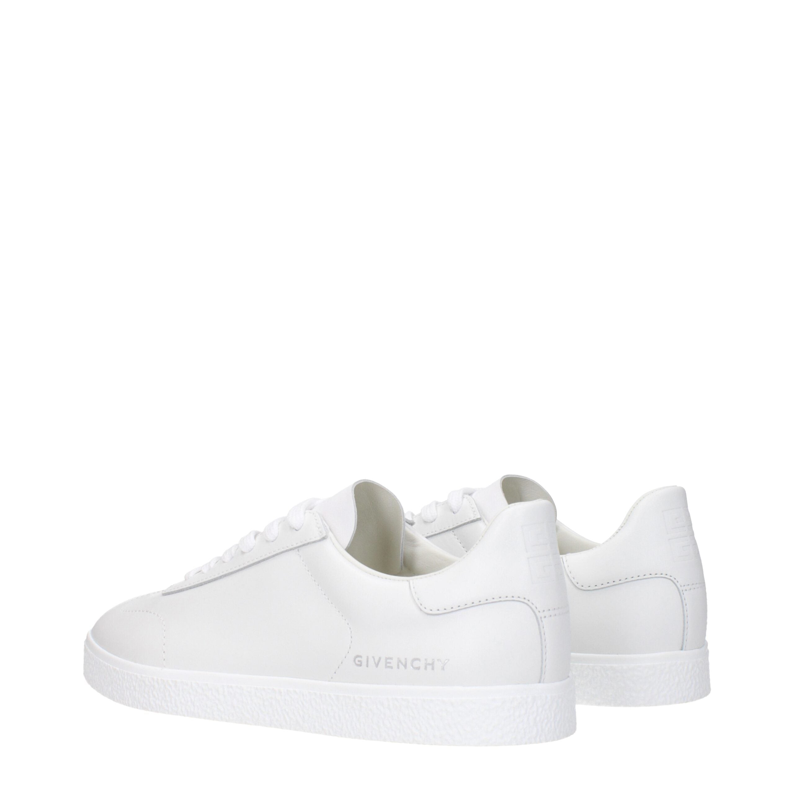 Givenchy White Leather Low-Top Sneakers-4