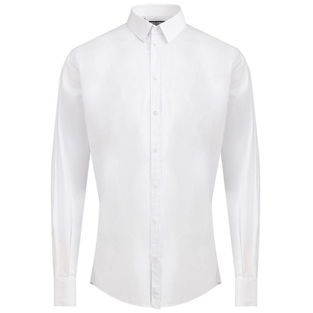 Dolce & Gabbana White Cotton Shirt-1