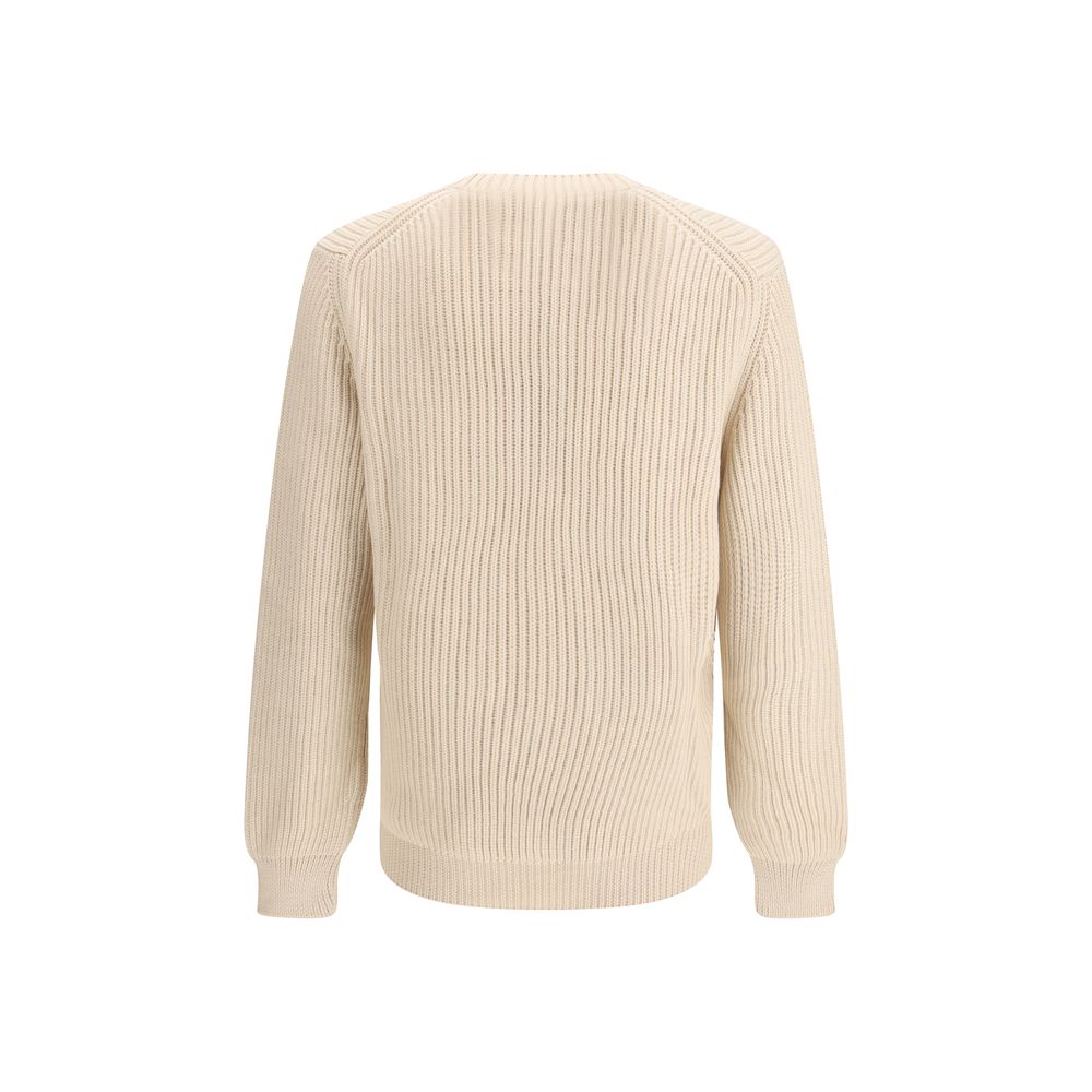 Fendi Beige Fleece Wool Sweatshirt-2