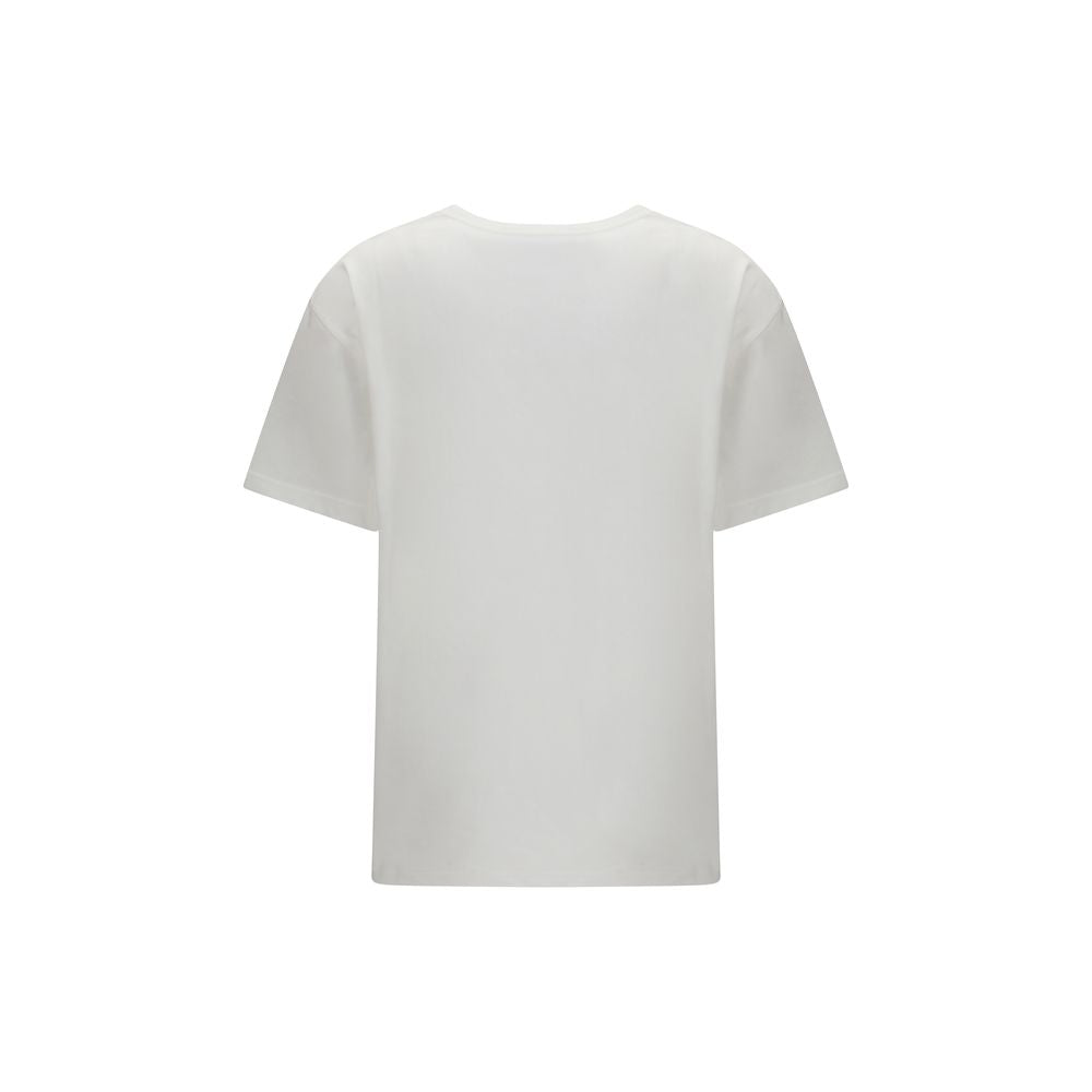 Valentino White Cotton T-Shirt-2