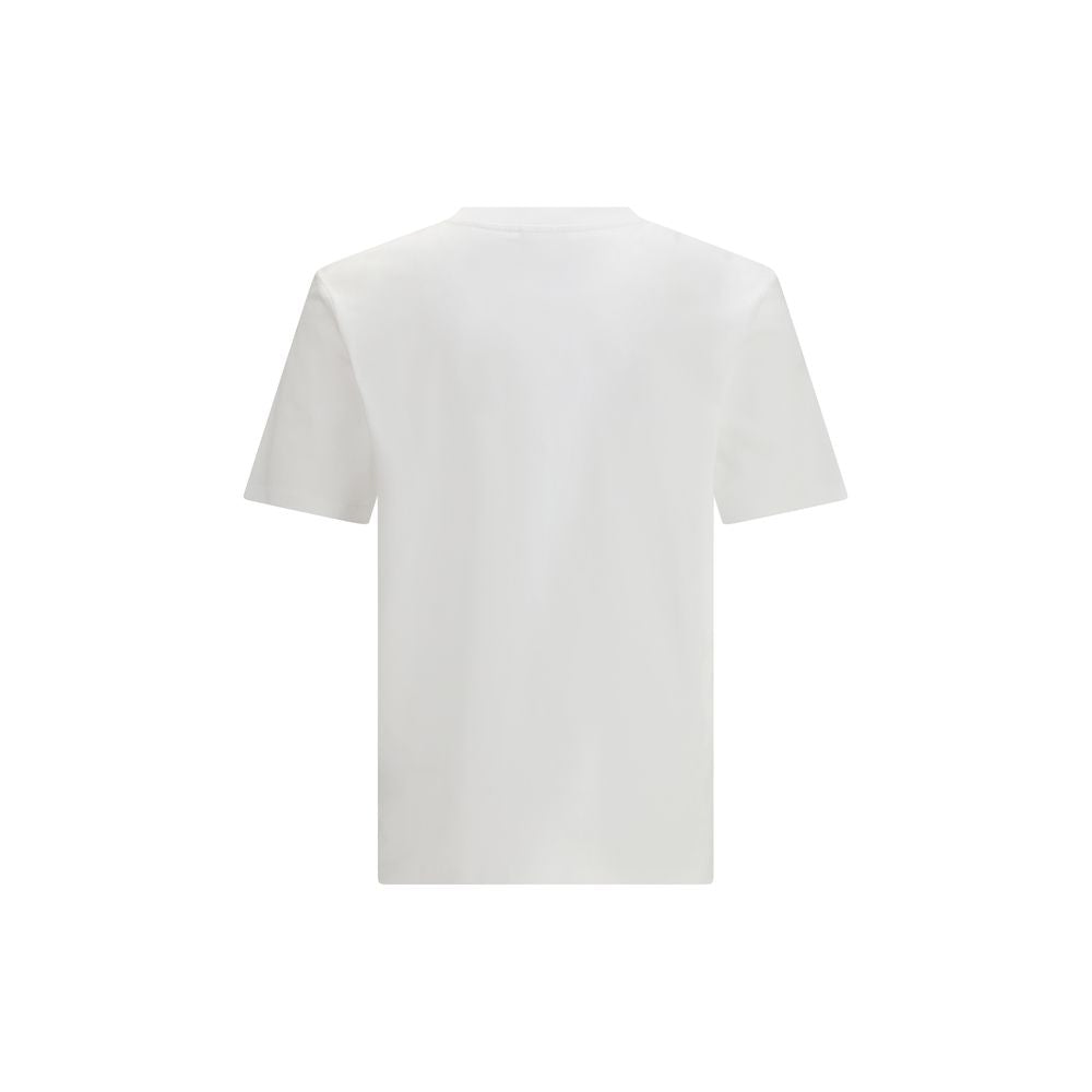 Balmain White Cotton T-Shirt-2