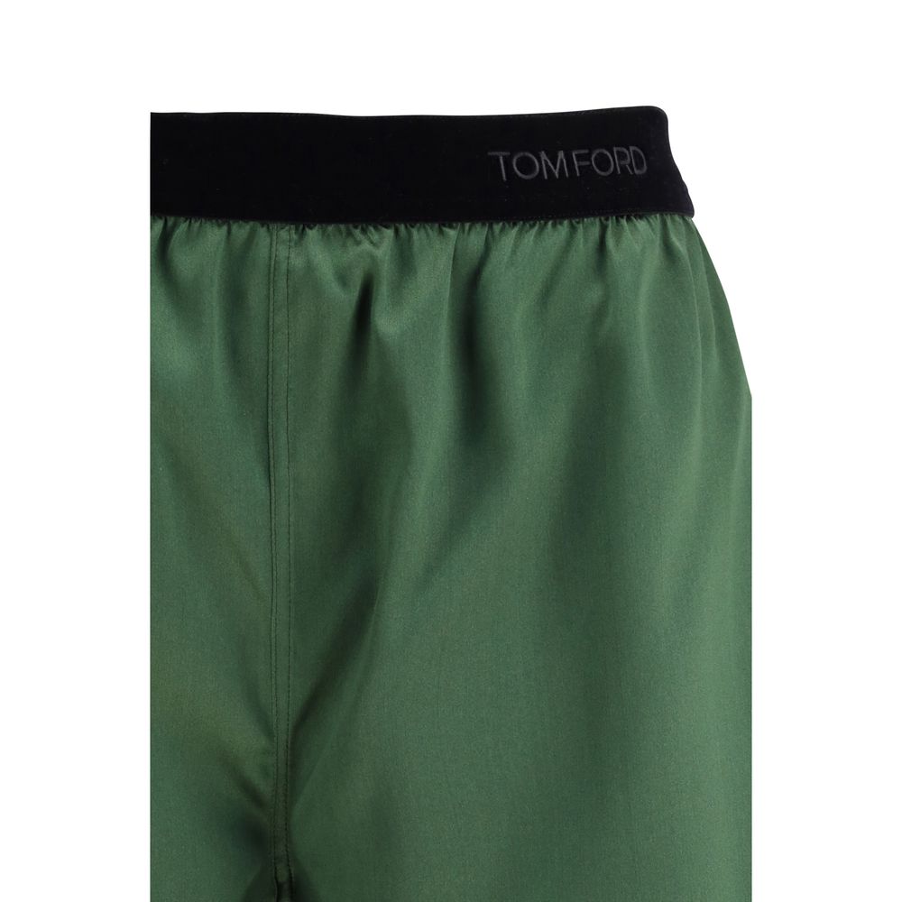 Tom Ford Zweifarbige Seiden-Bermudashorts-3