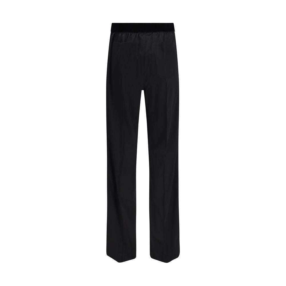 Tom Ford Black Silk Casual Trousers-2