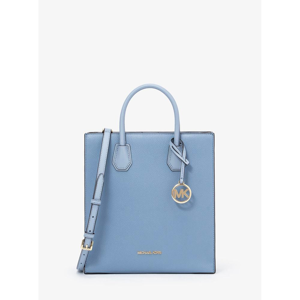 Michael Kors blue leather handbag-1