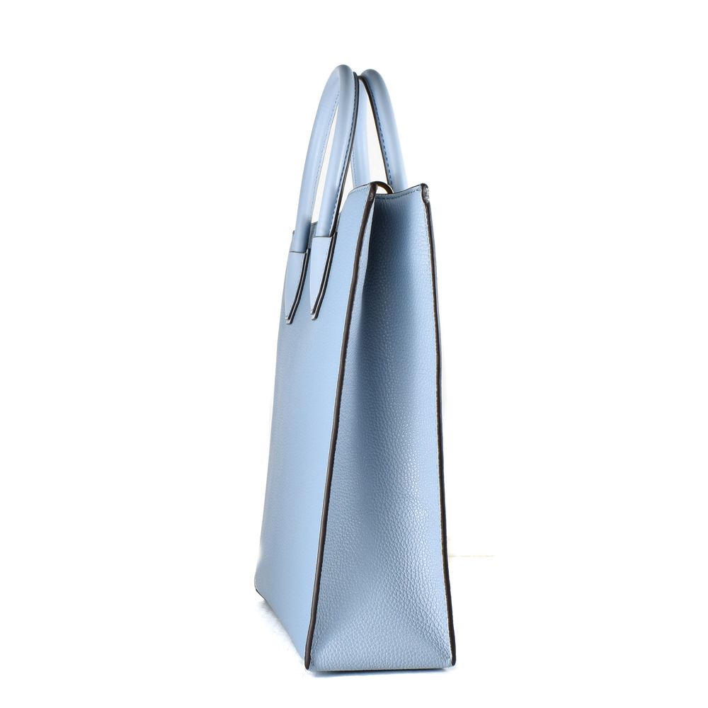 Michael Kors blue leather handbag-2