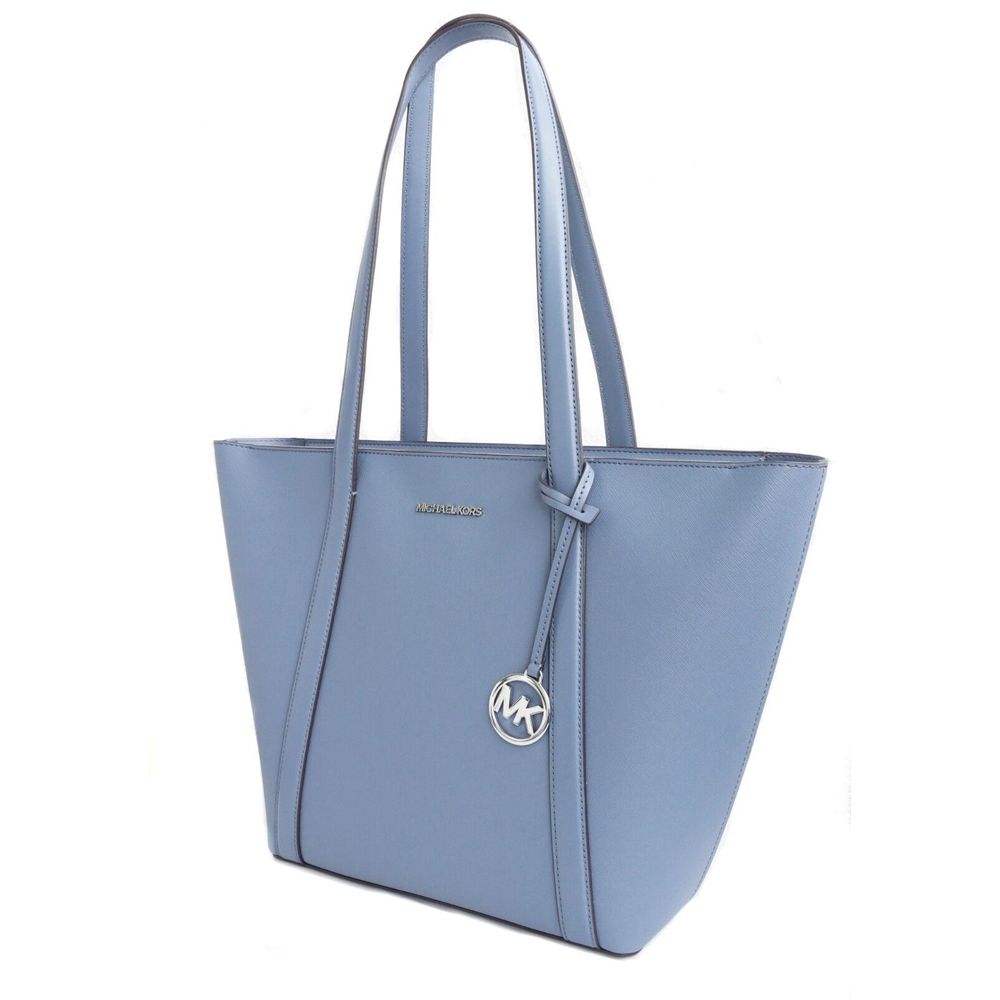 Michael Kors Blaue Canvas-Tragetasche-1