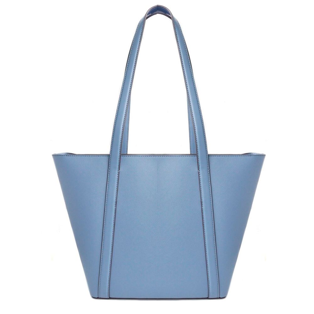 Michael Kors Blaue Canvas-Tragetasche-2