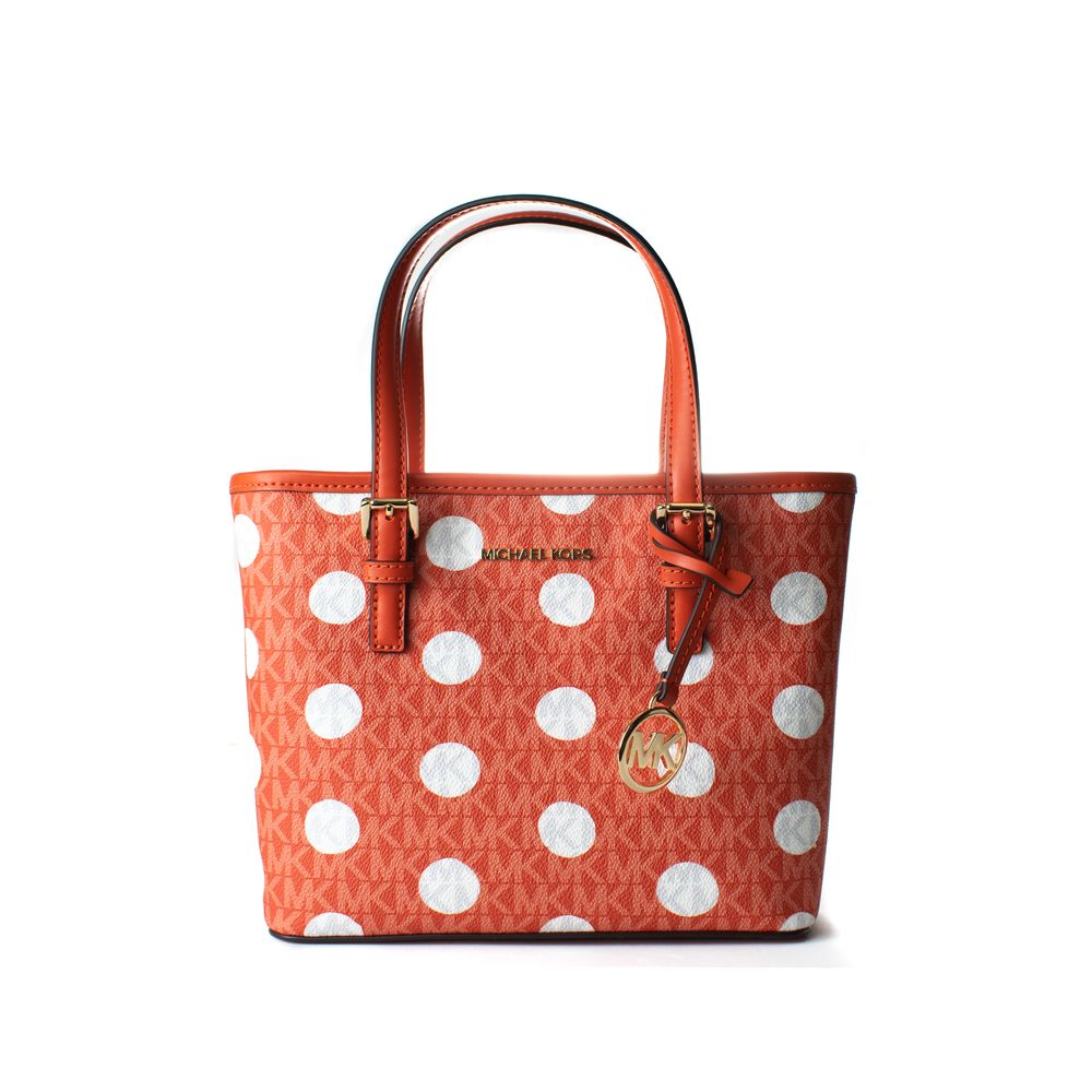 Michael Kors Orange Canvas Tote Bag-1