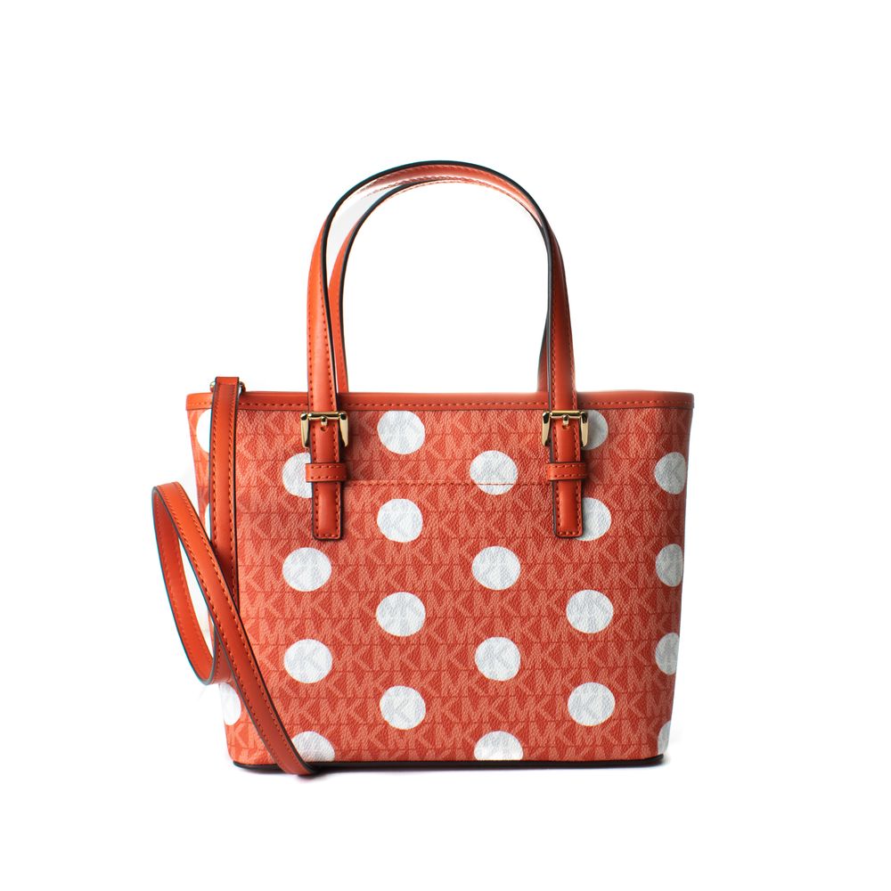 Michael Kors Orange Canvas Tote Bag-2