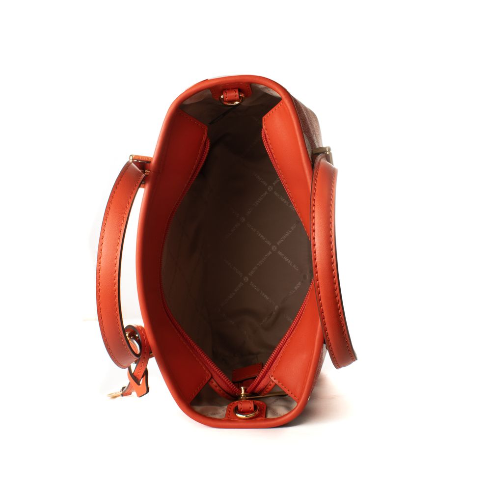 Michael Kors Orange Canvas Tote Bag-3
