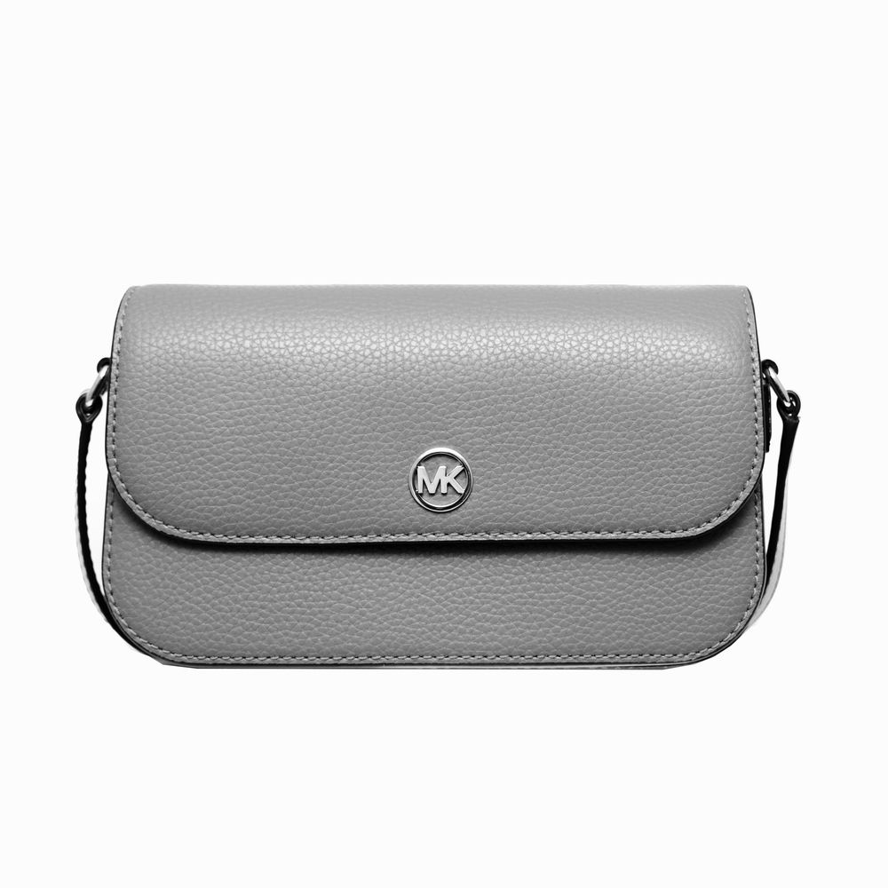 Michael Kors Grey Leather Shoulder Bag-1