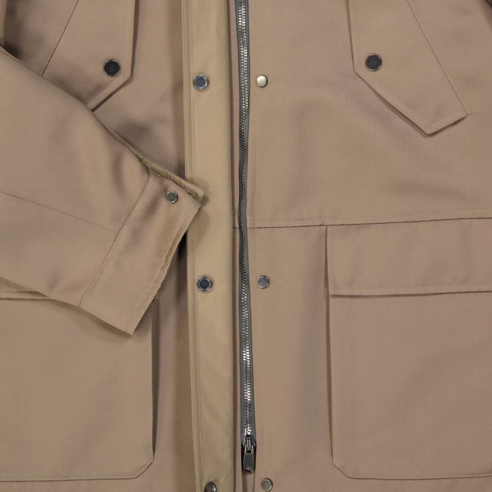 Brunello Cucinelli Brown Polyester Parka-3