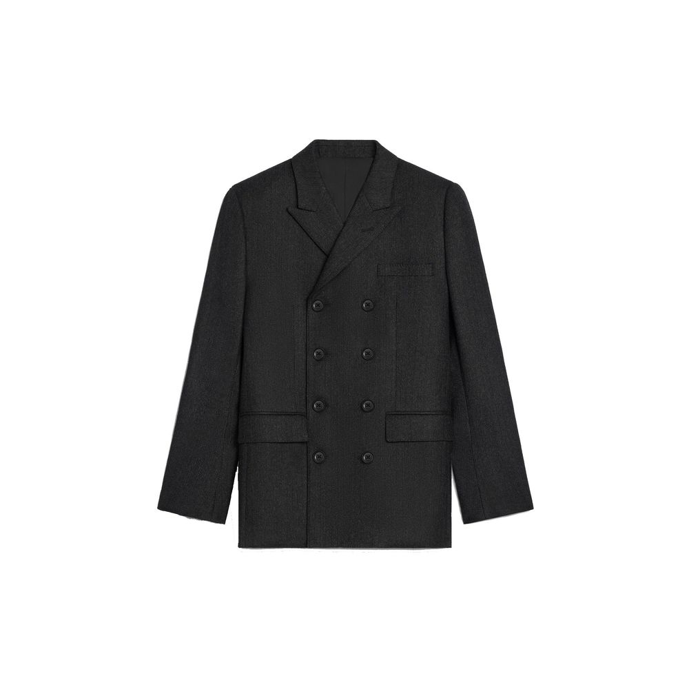 Celine Grauer Wollblazer-1
