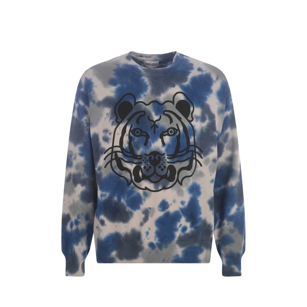 Kenzo Graues Baumwoll-Sweatshirt-1