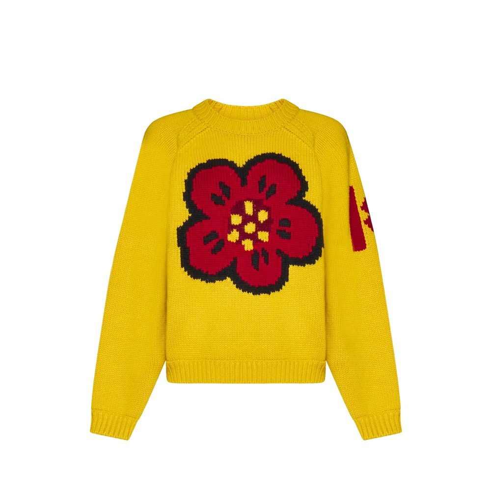 Kenzo Zweifarbiger Baumwollpullover-1