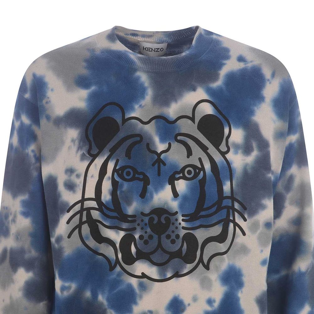 Kenzo Graues Baumwoll-Sweatshirt-4