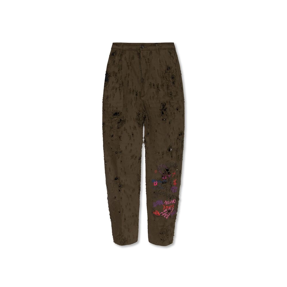 Dsquared² Two-Tone Cotton Tracksuit Bottoms