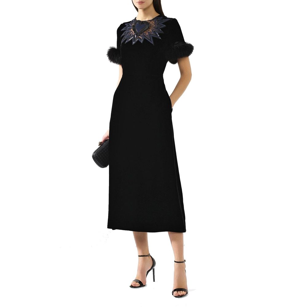 Fendi Black Viscose Cocktail Dress-2
