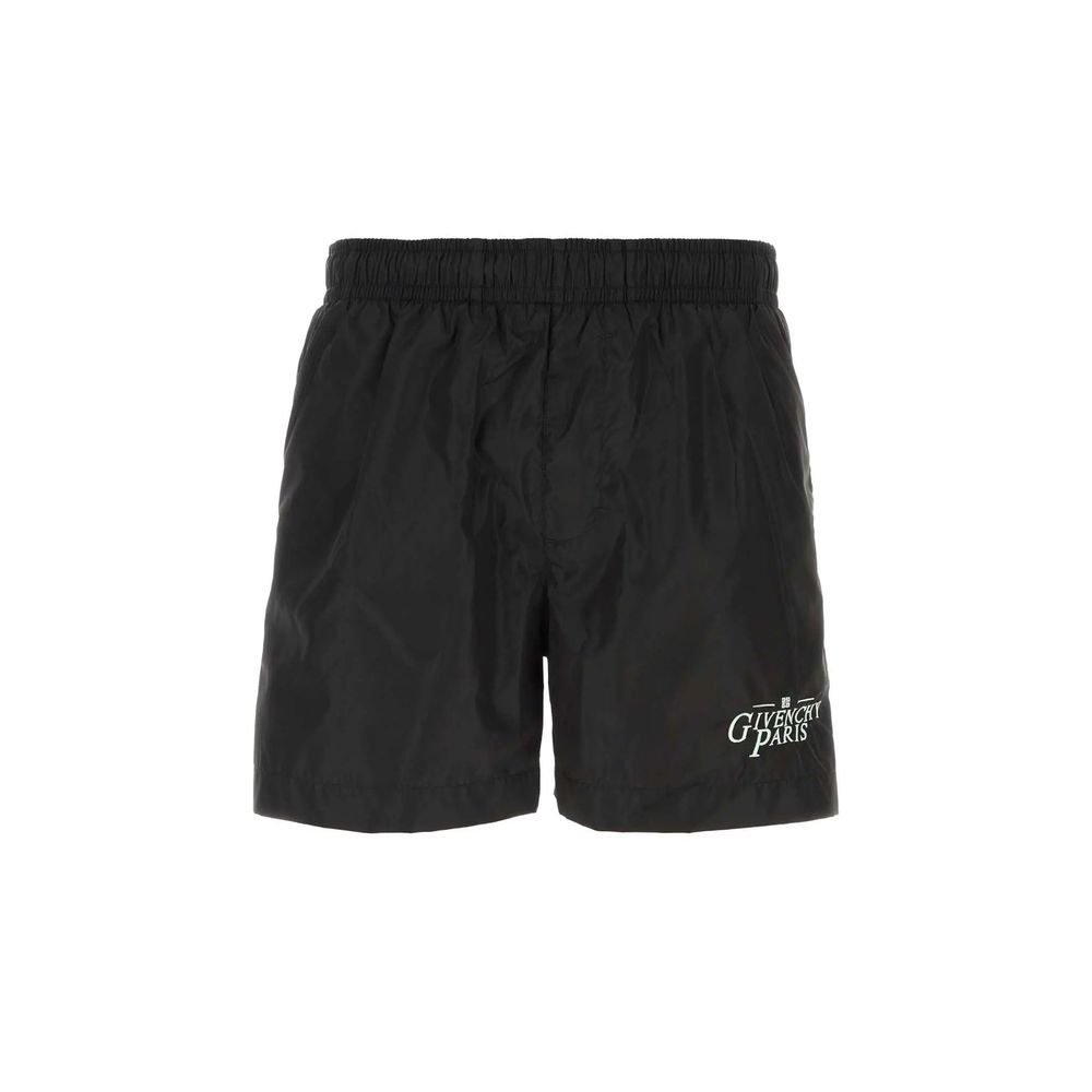 Givenchy Schwarze Badeshorts aus Polyamid-1