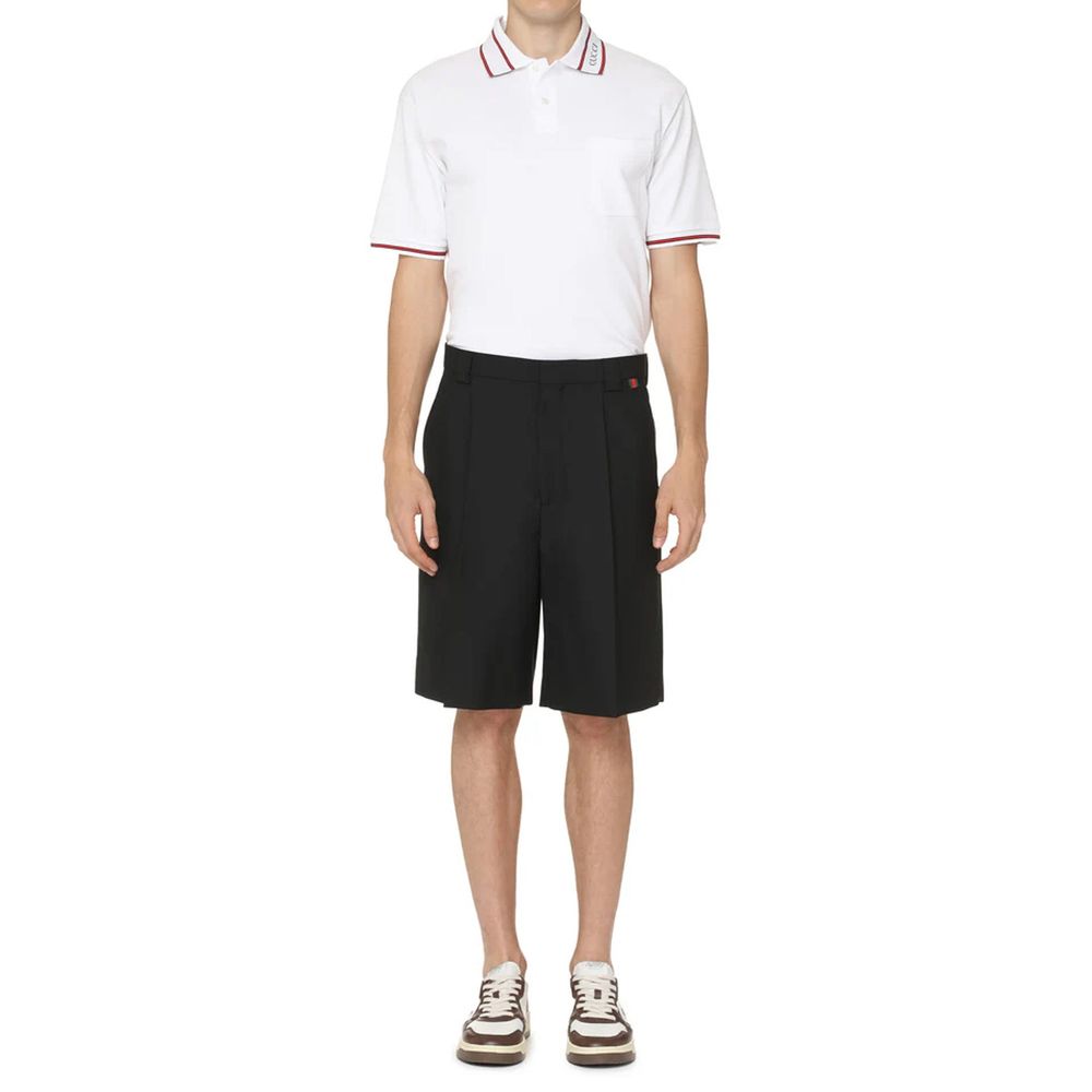 Gucci Black Polyester Bermuda Shorts-2