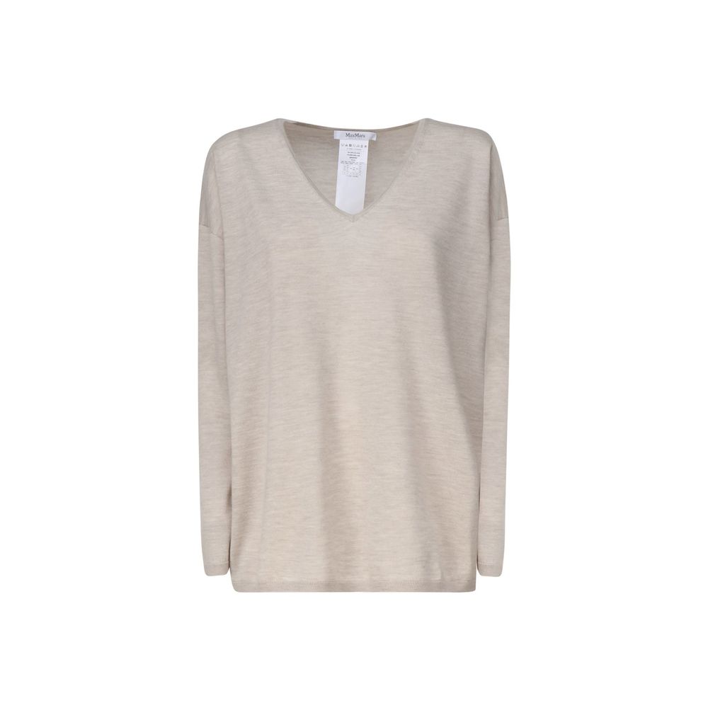 Max Mara Beiger Kaschmirpullover-1