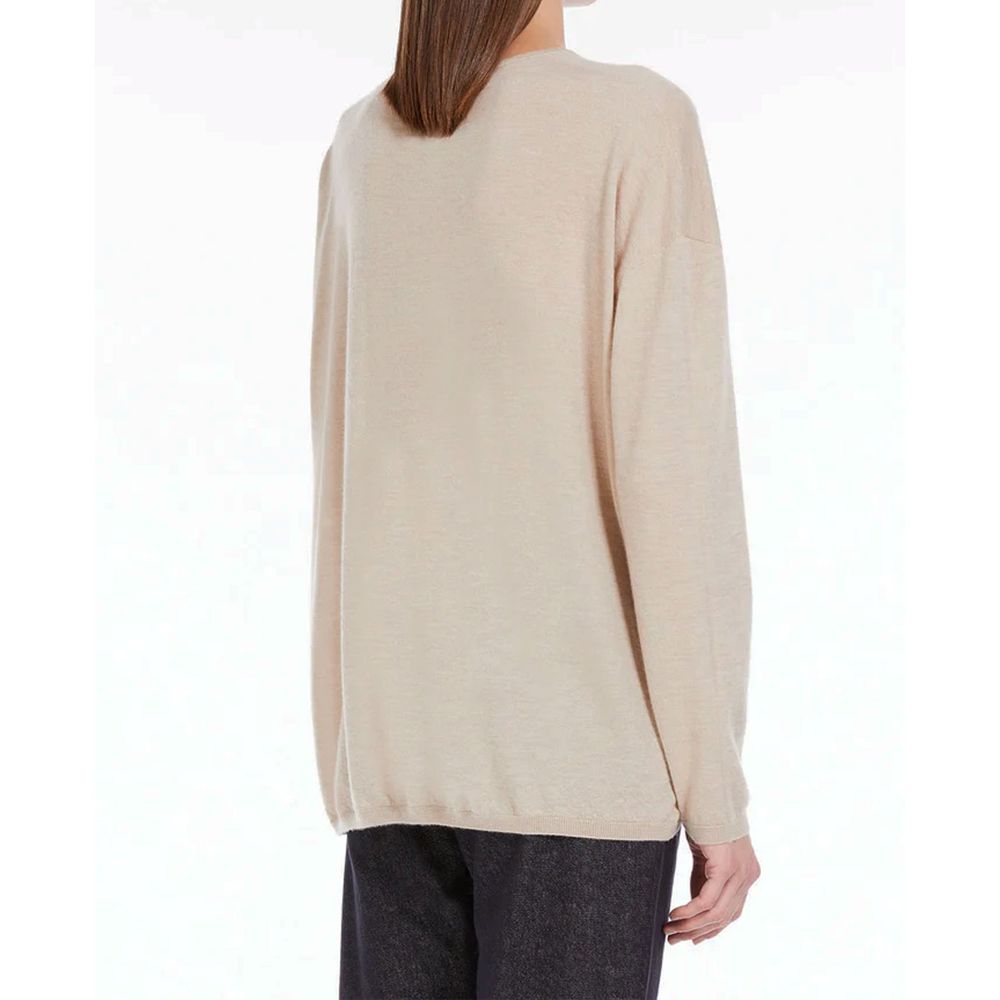 Max Mara Beiger Kaschmirpullover-3
