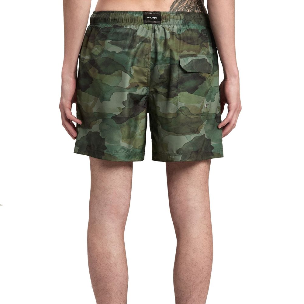 Palm Angels Bicolor Polyester Swim Shorts-3