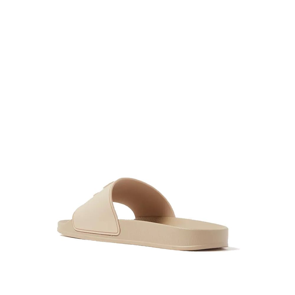 Palm Angels Beige Rubber Slides-2
