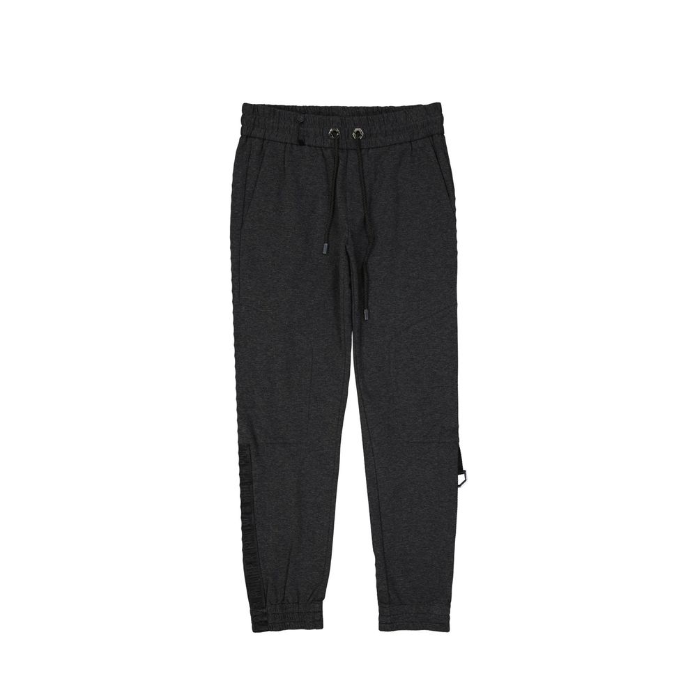 Philipp Plein Gray Cotton Joggers (Tracksuit Bottoms)-1