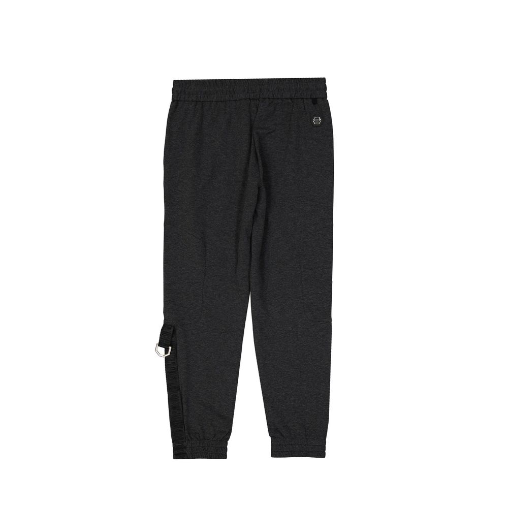 Philipp Plein Gray Cotton Joggers (Tracksuit Bottoms)-2