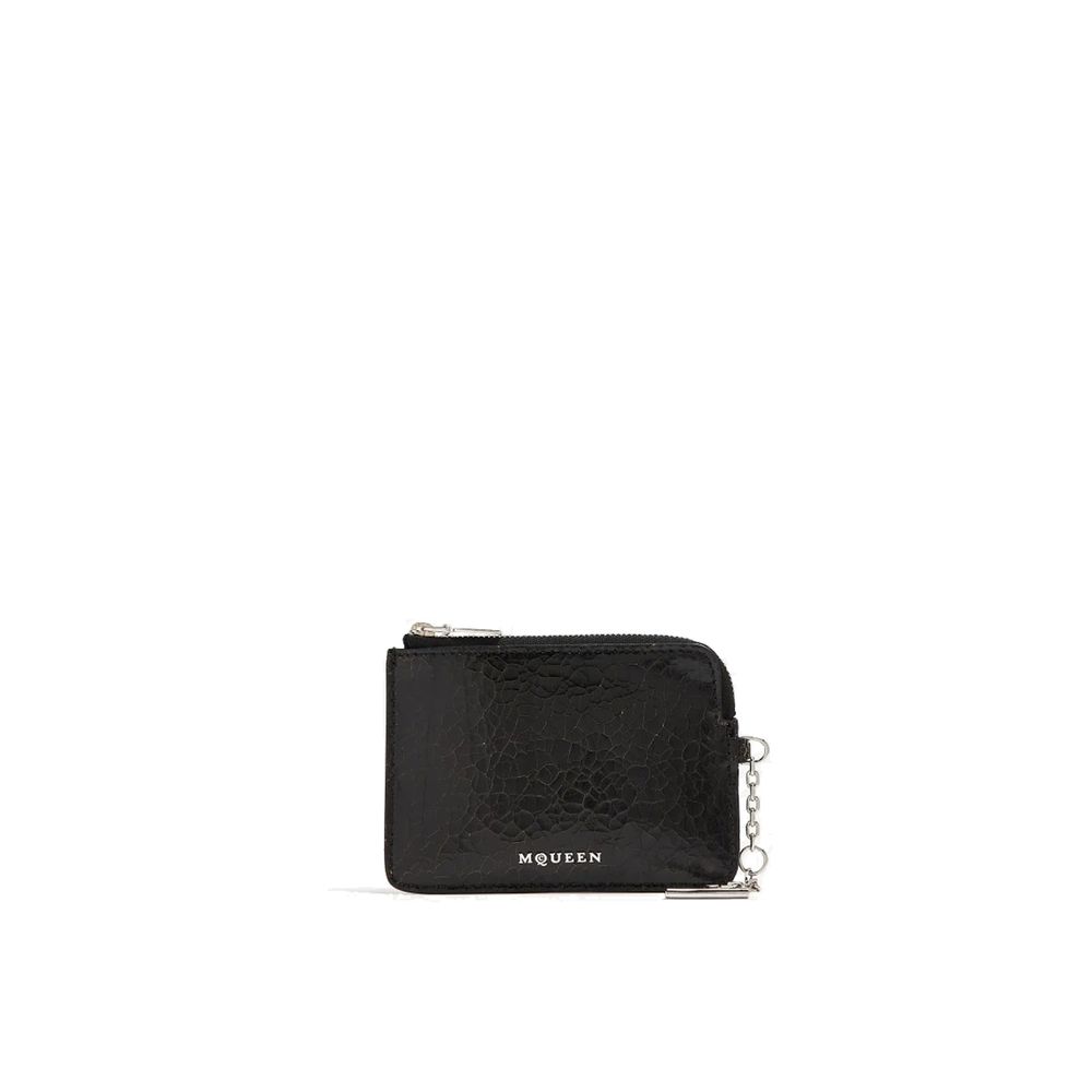 Alexander McQueen Black Calfskin Clutch