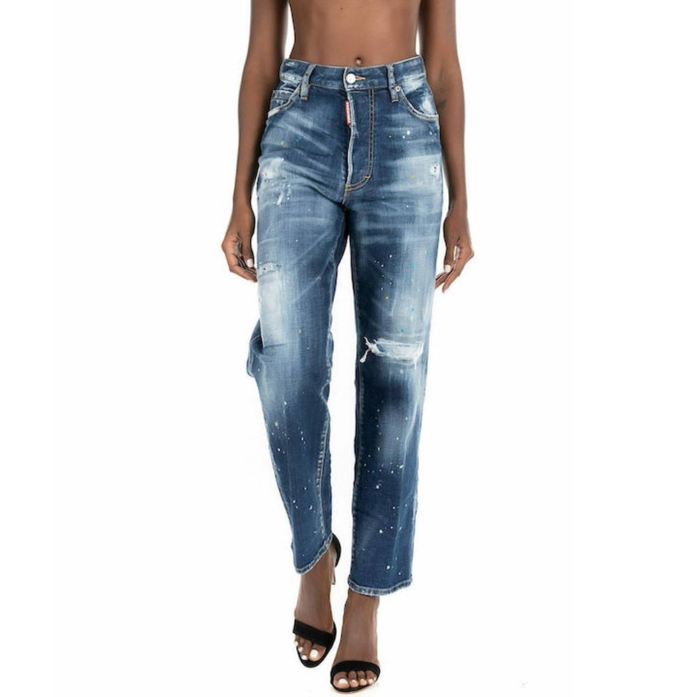 Dsquared² Blue Cotton Denim Jeans-2