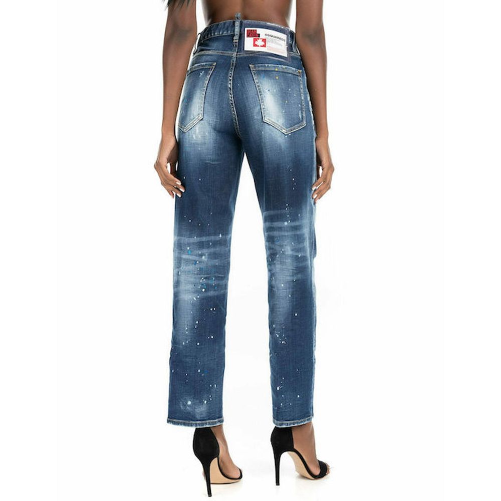Dsquared² Blue Cotton Denim Jeans-3