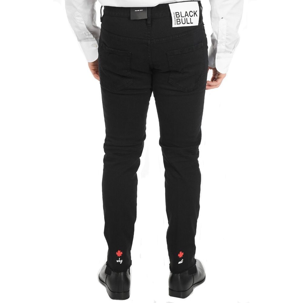 Dsquared² Schwarze Skinny Jeans aus Baumwolle-3