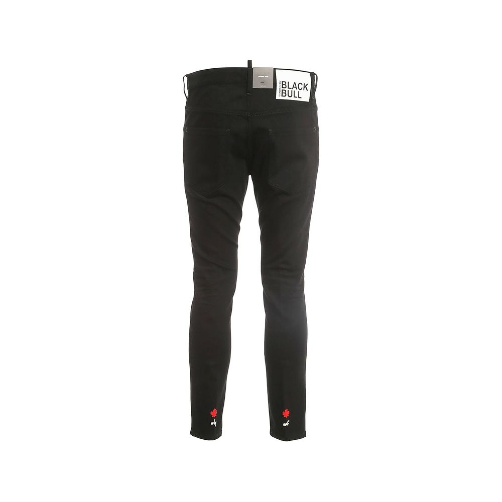 Dsquared² Black Cotton Skinny Jeans-2