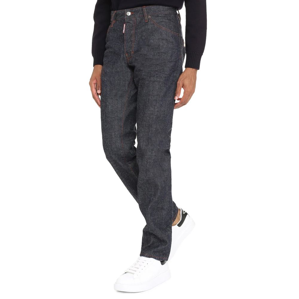 Dsquared² Blue cotton skinny jeans-2