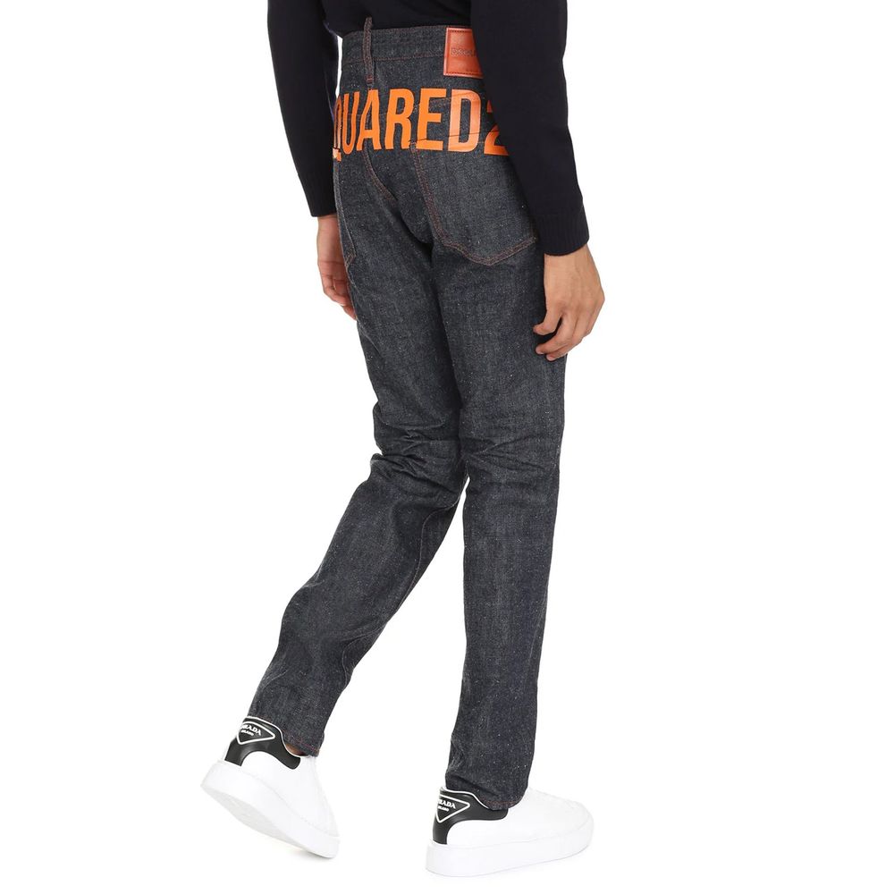 Dsquared² Blue cotton skinny jeans-3